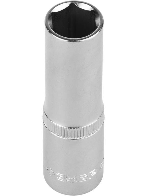 ЗУБР FLANK, 1/2″, 14 мм, удлиненная торцовая головка (27726-14)