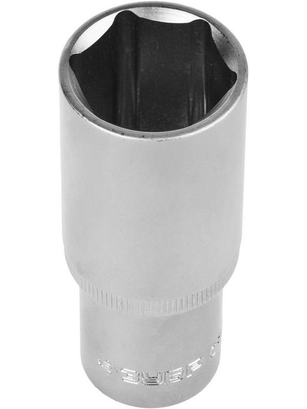 ЗУБР FLANK, 1/2″, 24 мм, удлиненная торцовая головка (27726-24)