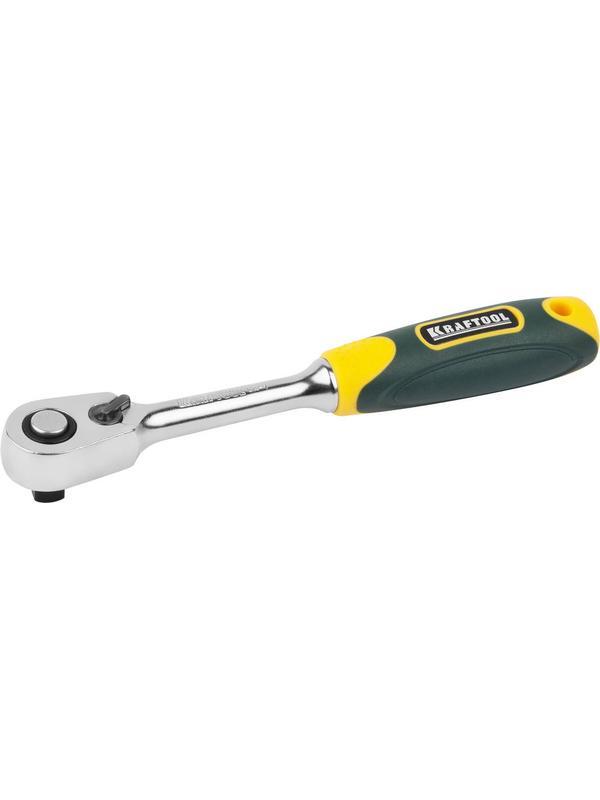 KRAFTOOL 1/4″, 60 зубцов, трещотка для торцовых головок, Pro (27794-1/4)