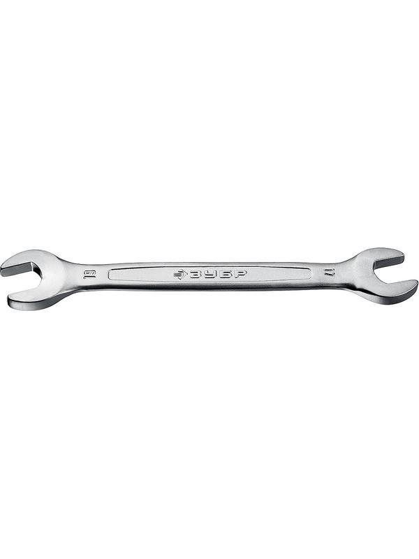 ЗУБР 17 х 19 мм, рожковый гаечный ключ, Профессионал (27010-17-19)
