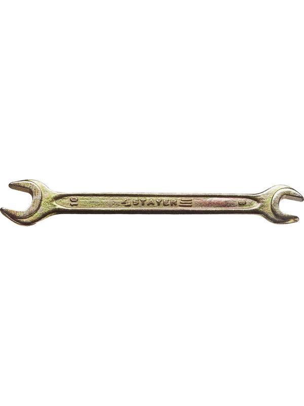 STAYER 8 x 10 мм, рожковый гаечный ключ (27038-08-10)