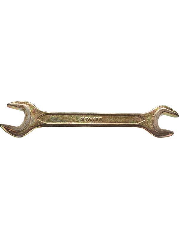 STAYER 17 x 19 мм, рожковый гаечный ключ (27038-17-19)