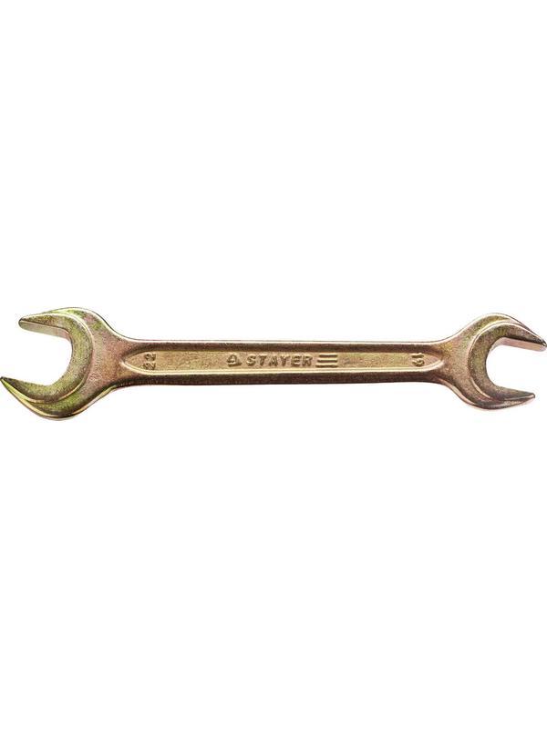 STAYER 19 x 22 мм, рожковый гаечный ключ (27038-19-22)