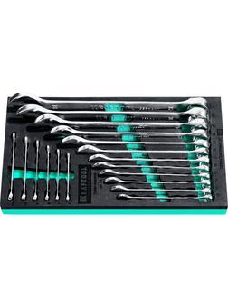 KRAFTOOL 18 шт, 6 - 32 мм, набор комбинированных гаечных ключей (27079-H18E)