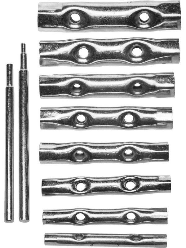 DEXX 10 предметов, 6 - 22 мм, набор трубчатых ключей (27192-H10)