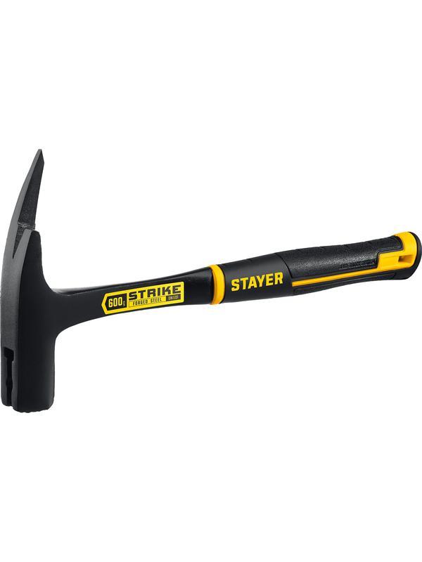 STAYER ProStrike, 600 г, цельнометаллический молоток кровельщика, Professional (20205)