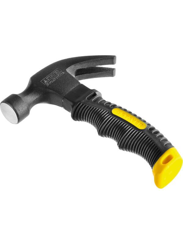 Молоток -гвоздодер Столярный укороченный 225 гр. STAYER Compact 2026-225