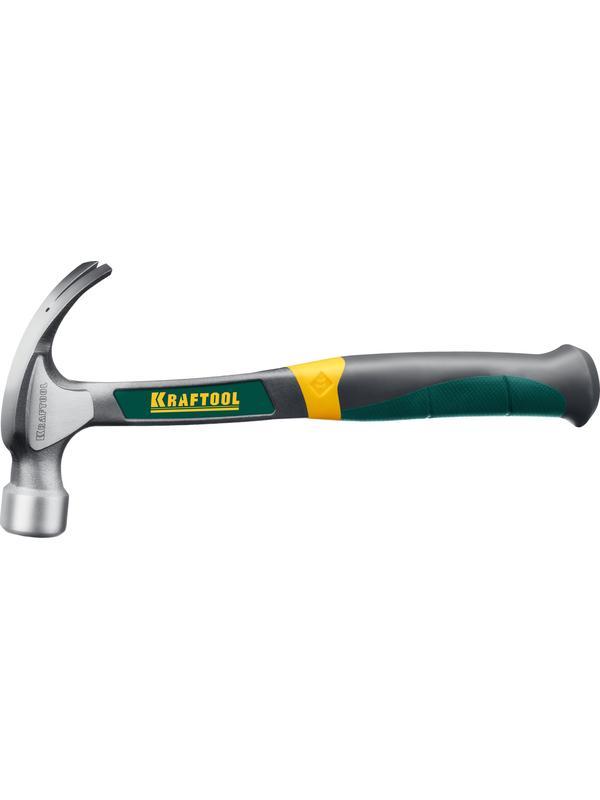 KRAFTOOL Thor, 560 г, цельнокованый столярный молоток-гвоздодёр (20270)