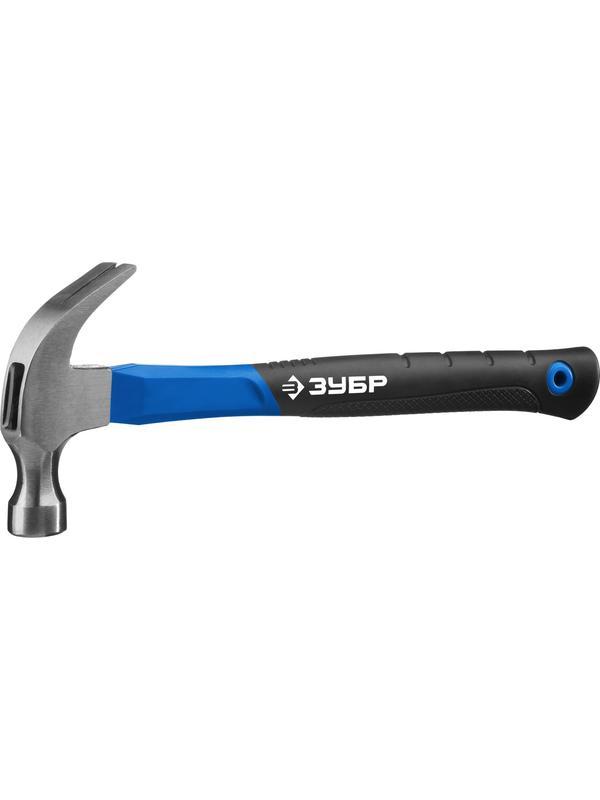 ЗУБР 450 г, столярный молоток-гвоздодёр, Профессионал (20235-450)