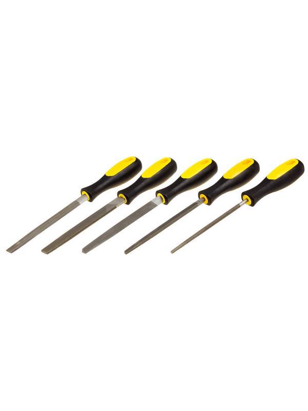 STAYER 150 мм, 5 предм., набор напильников, Professional (1681-15-H5)