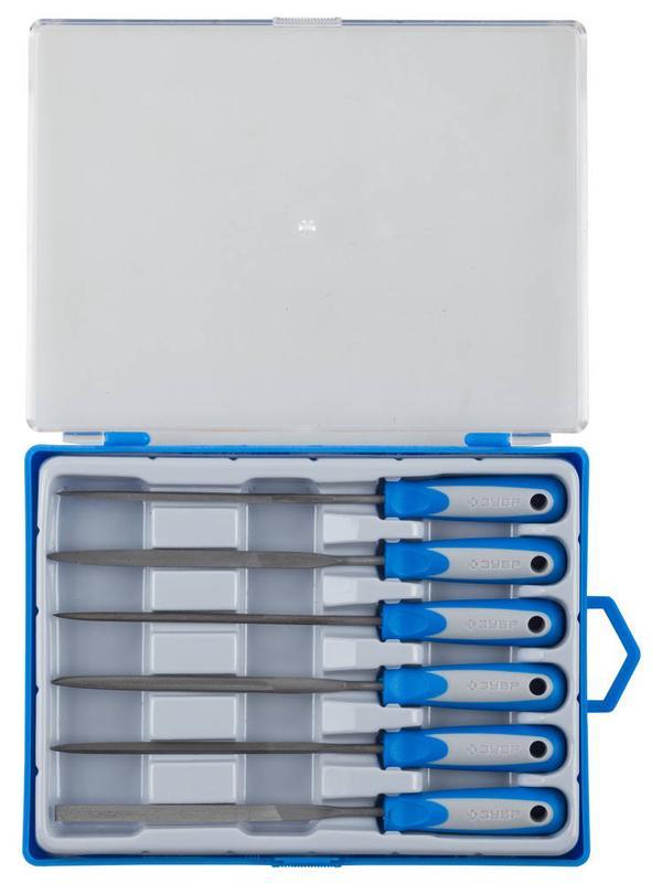 ЗУБР 140 мм, 6 предм, набор надфилей, Профессионал (16020-2-H6)