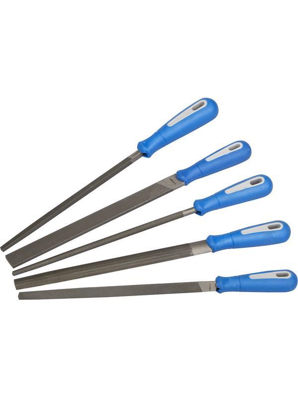 ЗУБР 250 мм, 5 предм, набор напильников, Профессионал (16651-25-H5)