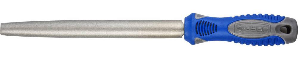 ЗУБР 200 мм, Р 400, напильник алмазный полукруглый (33392-200-400)