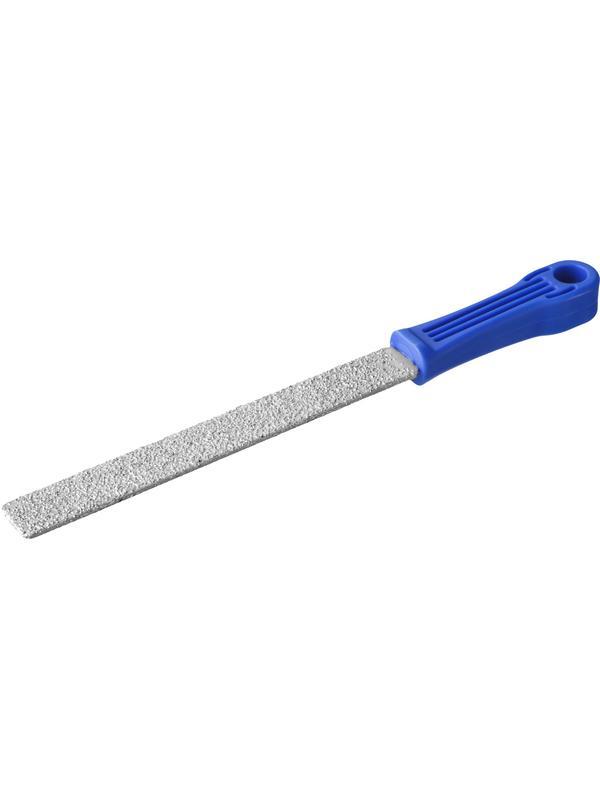 ЗУБР 200 мм, плоский напильник с карбидом вольфрама, Профессионал (33367-200)