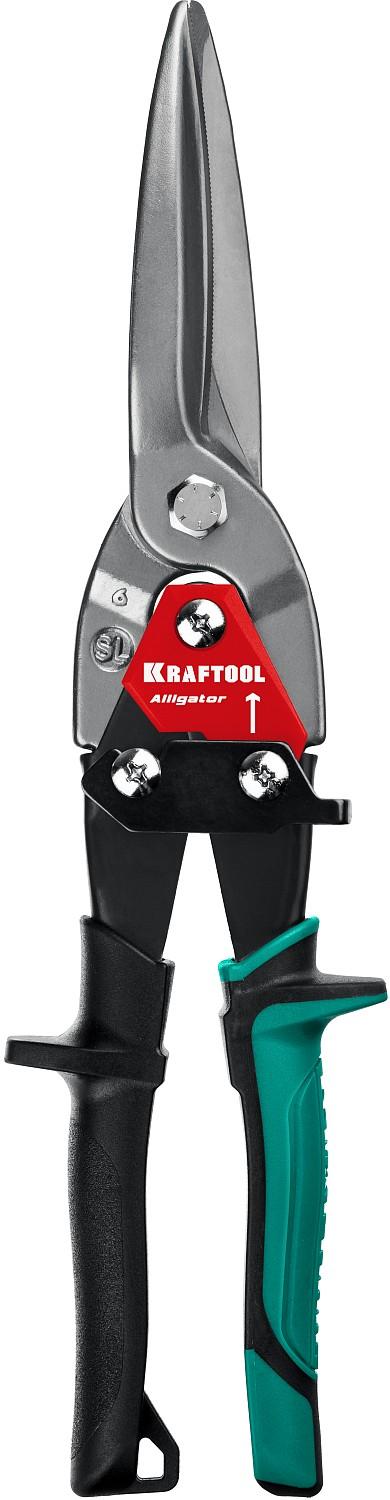 KRAFTOOL Alliator, 290 мм, прямые удлинённые ножницы по металлу (2328-SL)