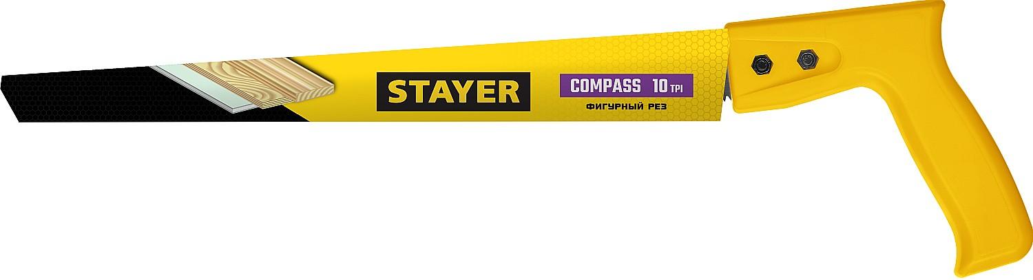 STAYER Compass, 300 мм, выкружная мини-ножовка (1518)