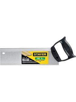 STAYER Fine, 300 мм, ножовка для стусла c обушком (1536-30)
