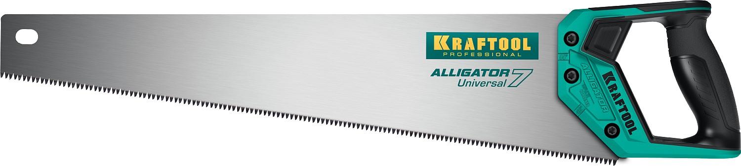 KRAFTOOL Alligator Universal 7, 500 мм, универсальная ножовка (15004-50)