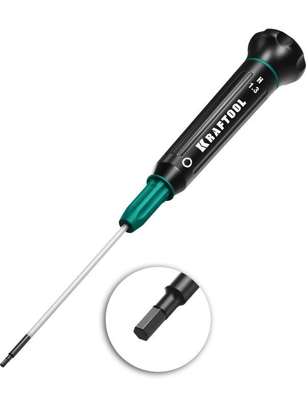 KRAFTOOL Precision, Hex1.3, отвертка для точных работ (25685-1.3)