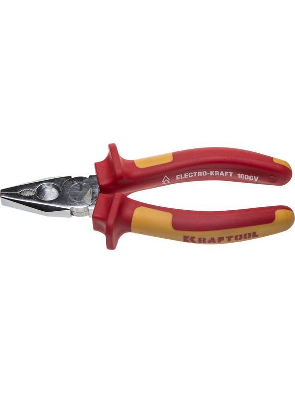 KRAFTOOL Electro-Kraft, 160 мм, комбинированные плоскогубцы (2202-1-16)
