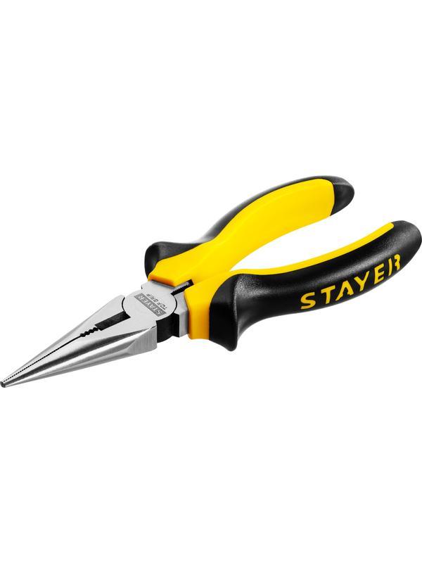 STAYER TOPGrip, 160 мм, тонкогубцы (2205-3-16)