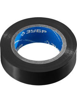 ЗУБР ЭЛЕКТРИК-10, 15 мм х 10 м, 6 000 В, черная, не поддерживает горение, изолента ПВХ, Профессионал (1233-2)