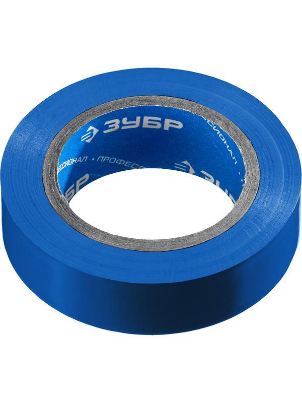 ЗУБР ЭЛЕКТРИК-10, 15 мм х 10 м, 6 000 В, синяя, не поддерживает горение, изолента ПВХ, Профессионал (1233-73)