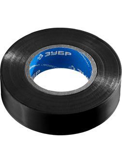 ЗУБР ЭЛЕКТРИК-20, 19 мм х 20 м, 6 000 В, черная, не поддерживает горение, изолента ПВХ, Профессионал (1234-2)