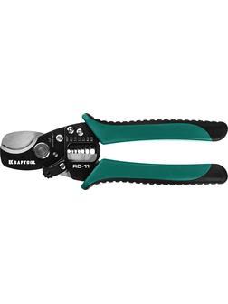 KRAFTOOL RC-11, 2 в 1, кабельные ножницы (22696-2)