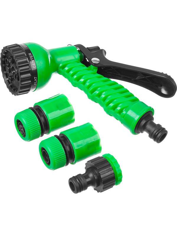 РОСТОК НП-12, 1/2″, фурнитура для подключения, пистолет 7 режимов, поливочный набор (427368)