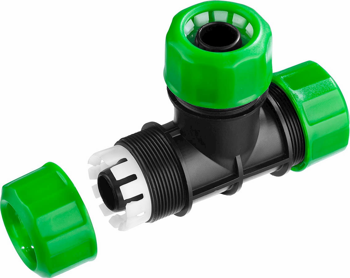 Тройник цанговый для шланга РОСТОК 426372 / 3/4