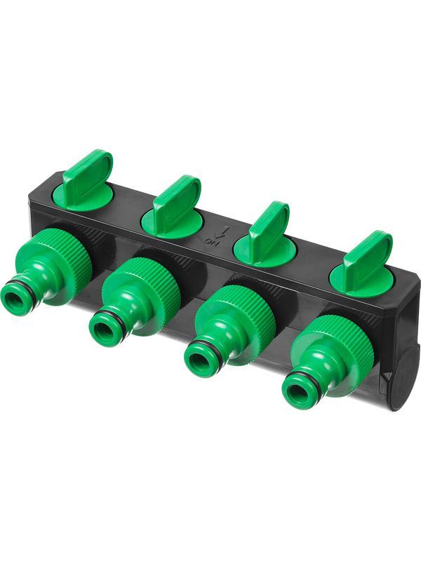 РОСТОК RS-4, 3/4″, четырехканальный, с внутренней резьбой, поливочный распределитель (426378)