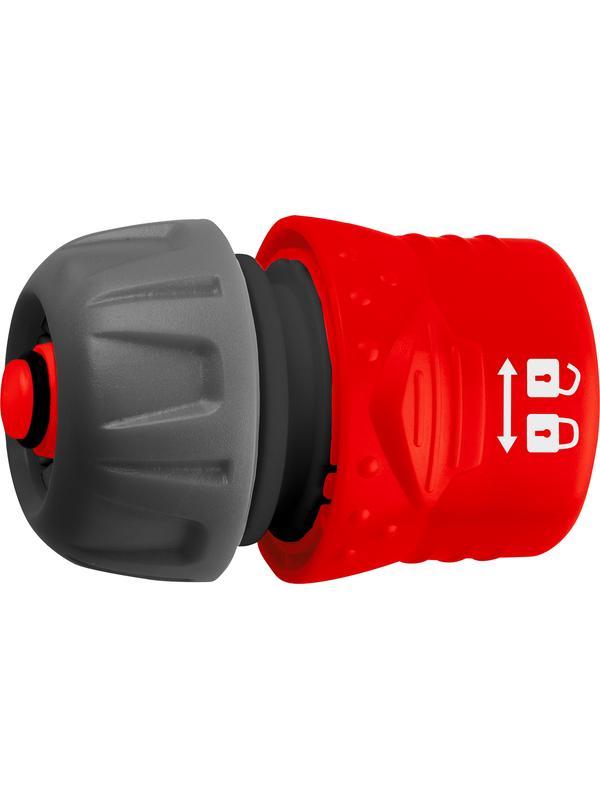 GRINDA GF-34, 3/4″, с автостопом, с запирающим механизмом, для шланга, быстросъемный соединитель (8-426332)