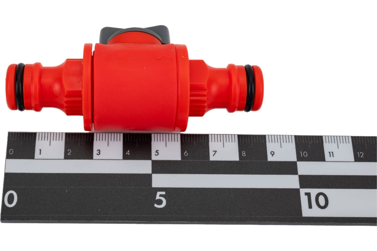 Штуцерный клапан GRINDA GV-1 8-426349, регулирующий, ударопрочный пластик / 1/2”