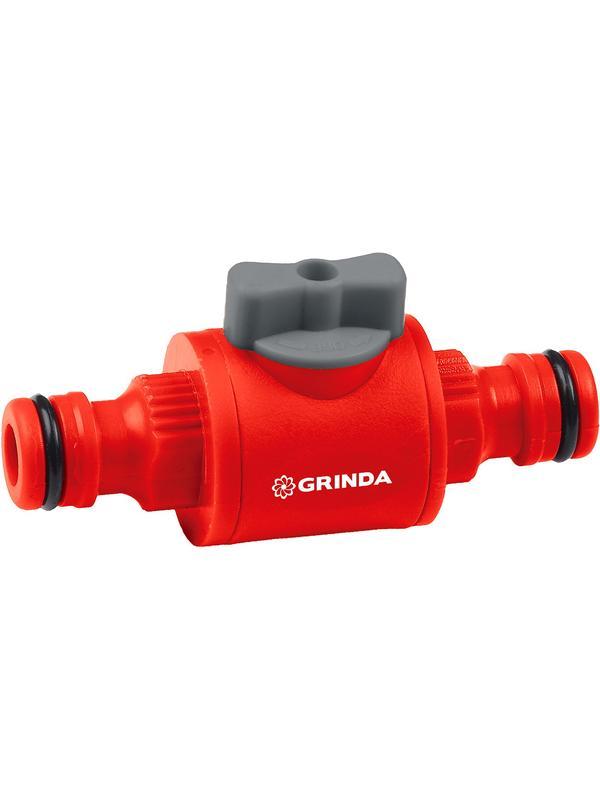 Штуцерный клапан GRINDA GV-1 8-426349, регулирующий, ударопрочный пластик / 1/2”