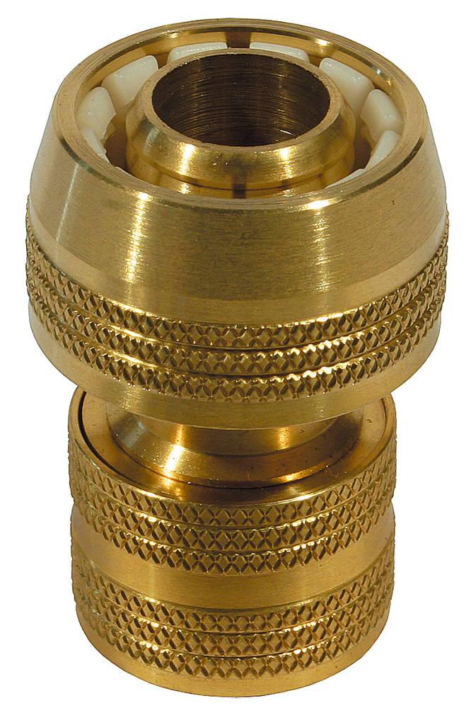 Соединитель для шланга RACO PROFI 4246-55008B, быстросъемный из латуни / 3/4″