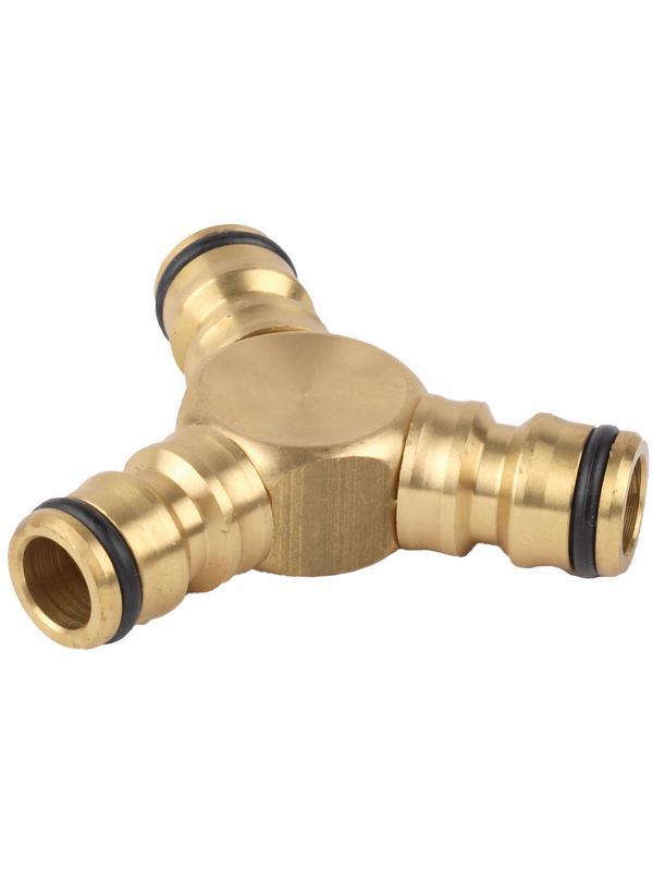 RACO PROFI, (соединитель - соединитель - соединитель), из латуни, штуцерный тройник (4246-55028B)