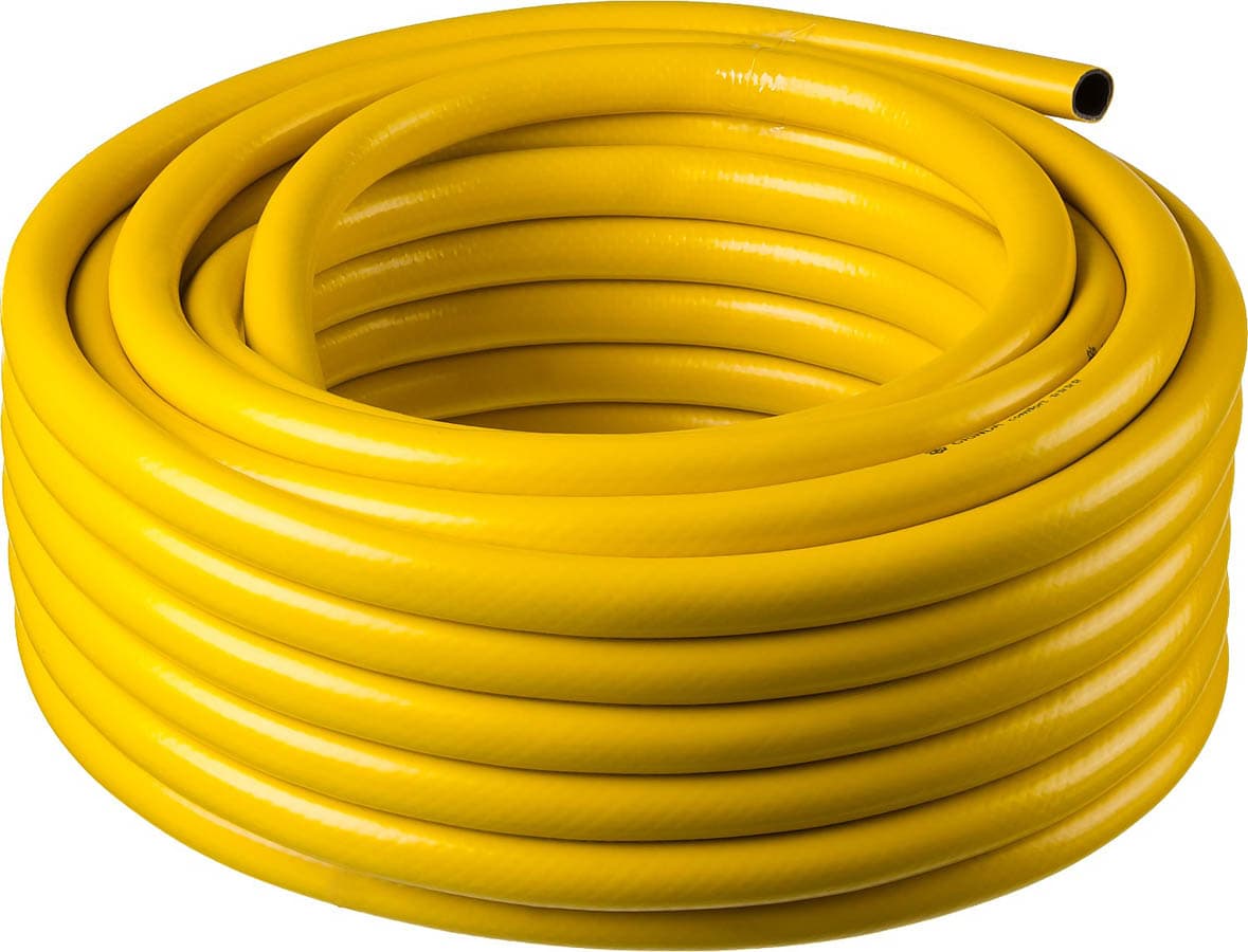 Поливочный шланг GRINDA Comfort 8-429003-3/4-25, 25 атм, трёхслойный, армированный / 3/4″, 25 м.