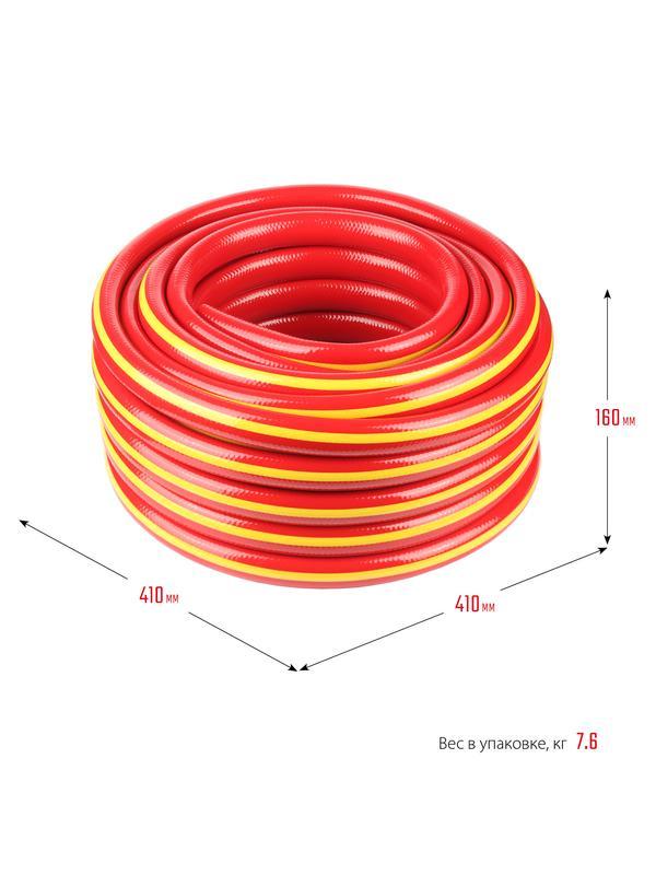 GRINDA EXPERT 3, 1/2″, 50 м, 35 атм, трёхслойный, армированный, поливочный шланг, PROLine (8-429005-1/2-50)
