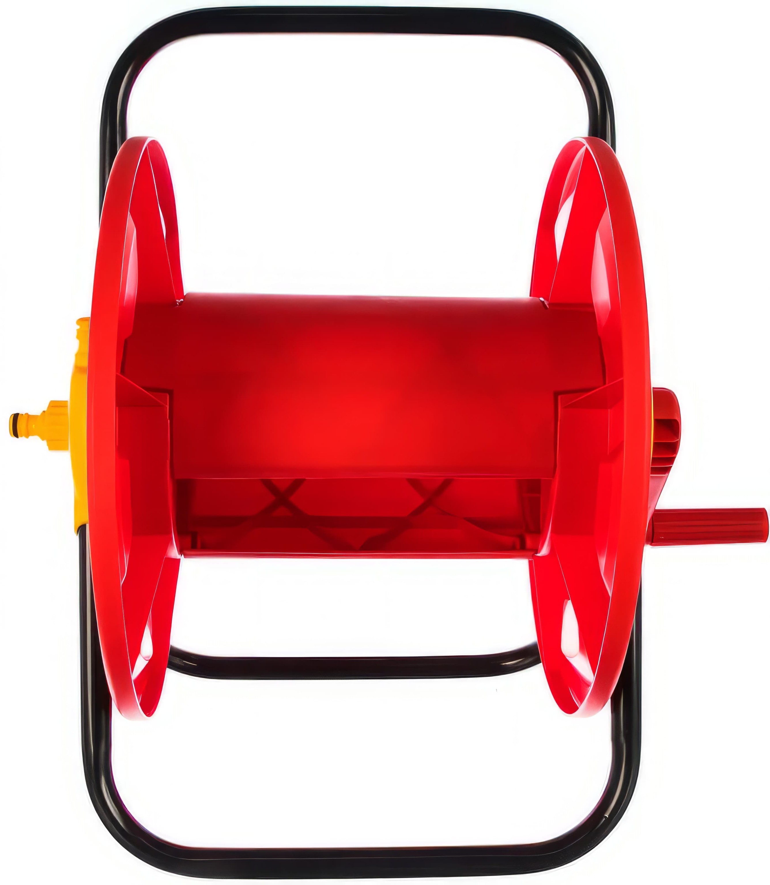 Катушка для шлангов 45 м x 1/2″ GRINDA 8-428405, стальные опоры, пластиковый барабан