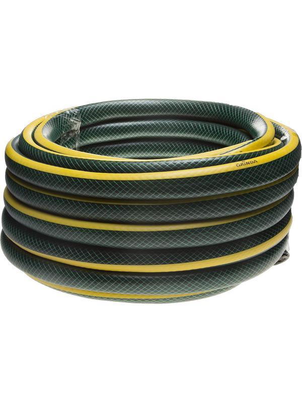 GRINDA STANDARD, 3/4″, 15 м, 15 атм, трёхслойный, армированный, поливочный шланг (429000-3/4-15)