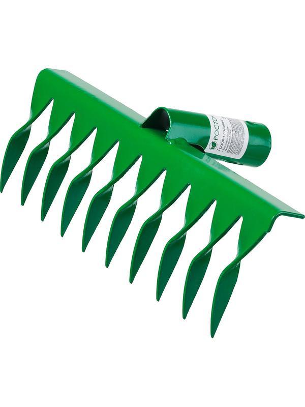 Грабли РОСТОК 260 x 72 мм, 10 витых зубцов, грабли (39600-10)