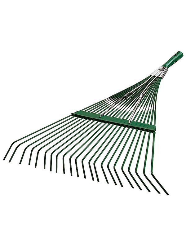 Грабли RACO 550 мм, 22 плоских зубца, ЛКМ покрытие, веерные грабли (4231-53/740)