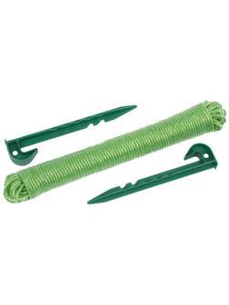 GRINDA 3 предмета: разметочная веревка, 2 колышка, садовый набор (8-422363-H3)