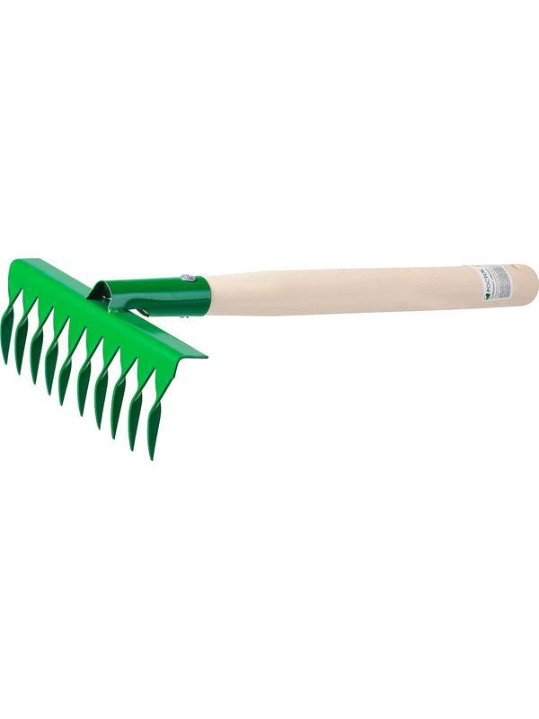 РОСТОК 200 x 62 x 405 мм, 10 витых зубцов, садовые грабельки (39614)