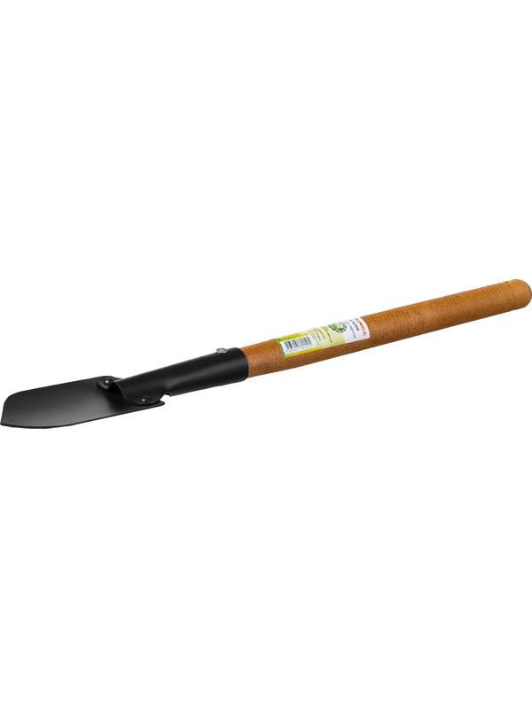 GRINDA ProLine 125х92х560 мм, деревянная ручка, садовая лопаточка (421516)
