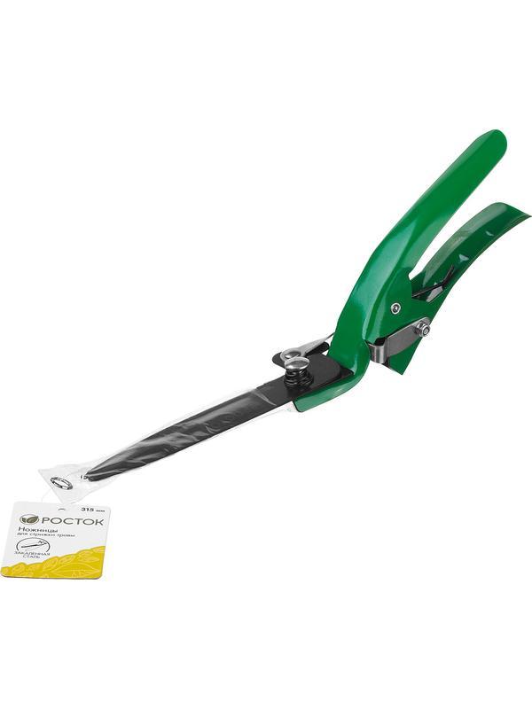 РОСТОК 315 мм, углеродистая сталь, закаленные лезвия, стальные ручки, ножницы для стрижки травы (422005)