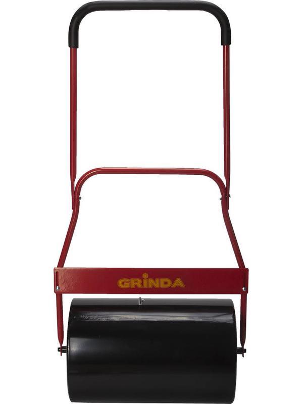 GRINDA 62 л, размеры 400 х 580 мм, стальной барабан, нескользящая рукоятка, каток для газона (422115)