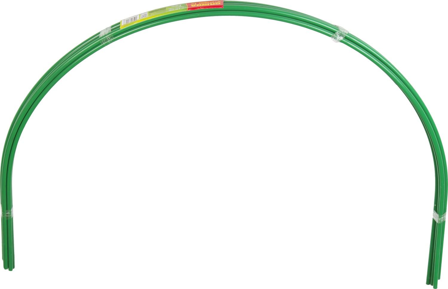 GRINDA 2.0 м, стальные, покрытие ПВХ, 6 шт, дуги для парника (422309-100-070)