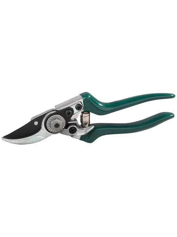 Секатор садовый RACO 146C, 200 мм, хромированное, компактный, алюминиевые рукоятки, плоскостной (4206-53/146C)